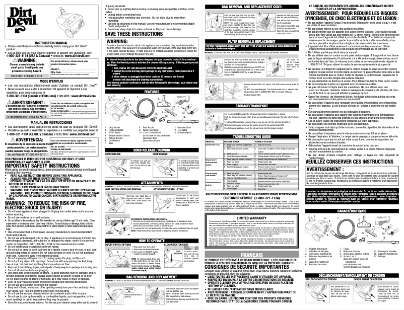 Image de la première page du manuel de l'appareil Sd30035 Express