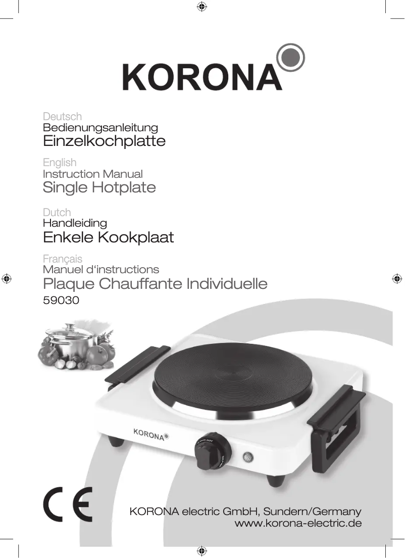 Página 1 del manual Manual de usuario Korona 59030