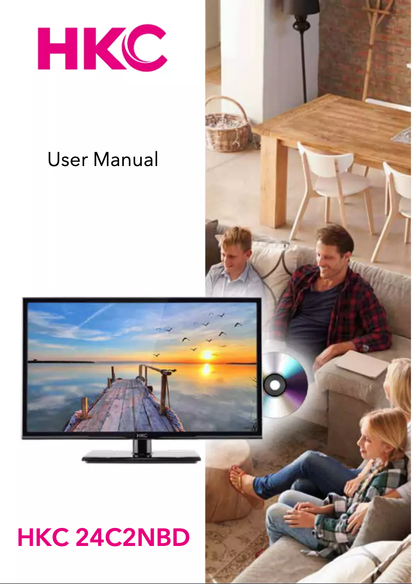 Page 1 de la notice Manuel utilisateur HKC 24C2NBD