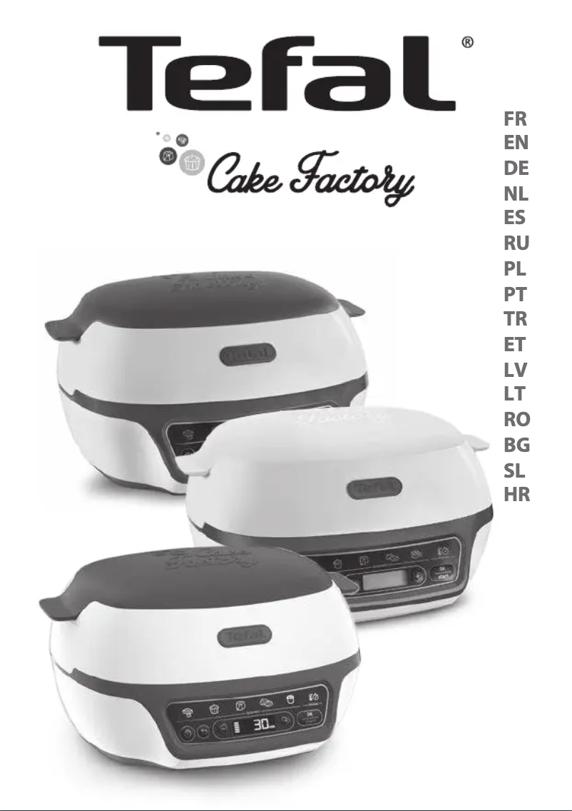 Page n°1 - Manuel utilisateur Tefal Cake Factory KD8101