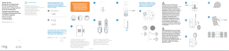 Page 1 de la notice Manuel utilisateur Ring Stick Up Cam Pro (Plug-in)