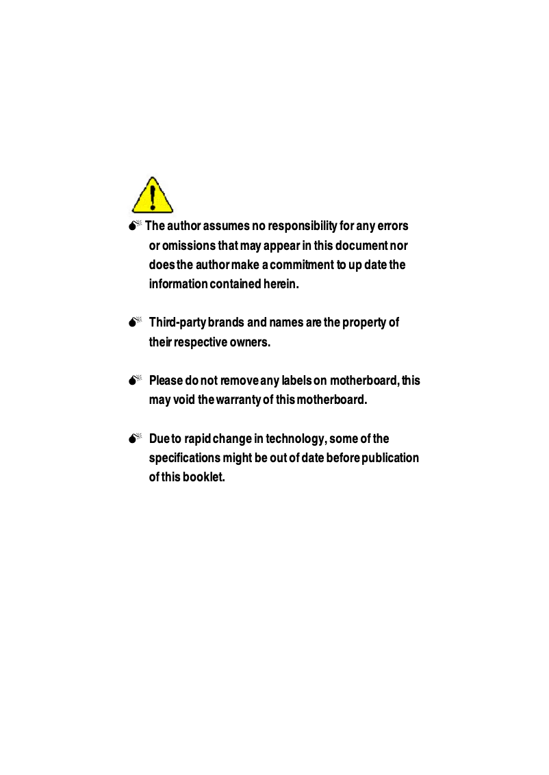 Page 1 de la notice Manuel utilisateur Gigabyte GA-7VR