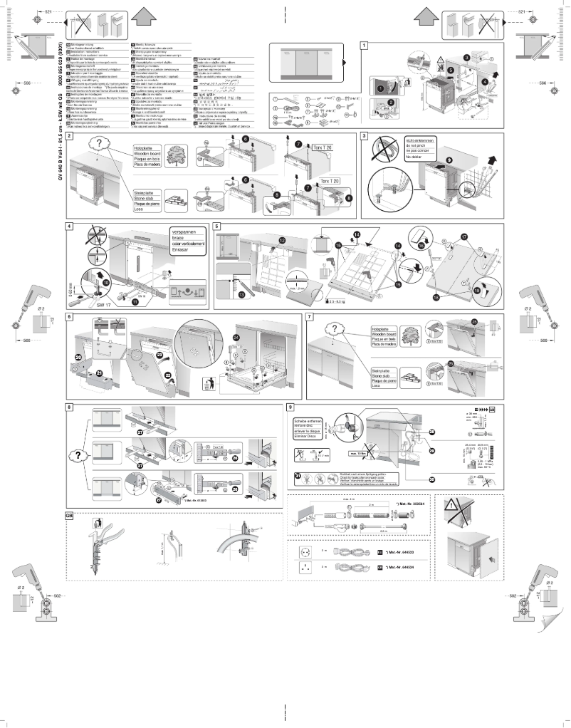 Page n°1 - Guide d'installation Siemens SN65M006EU