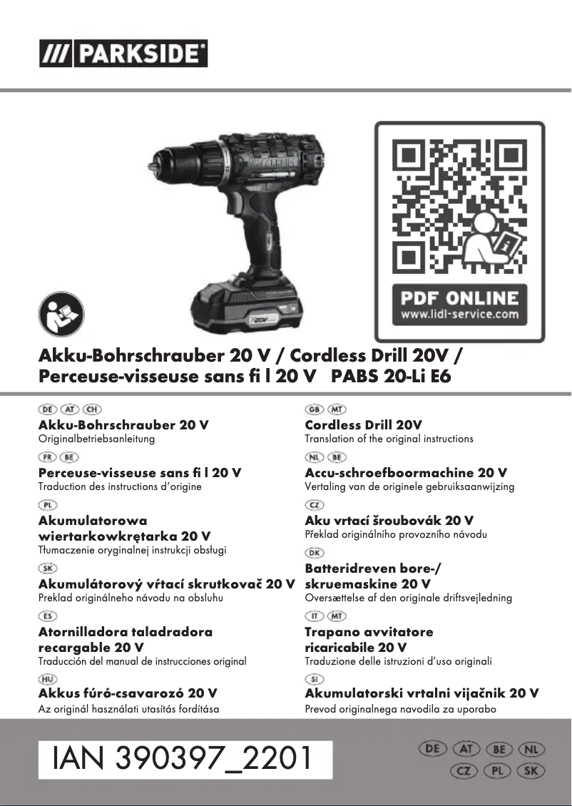 Image de la première page du manuel de l'appareil PBSA 12 D4