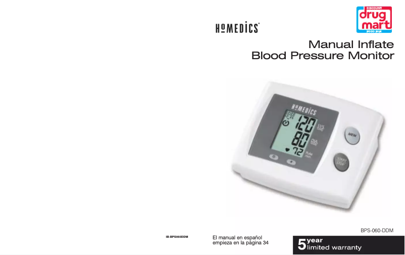 Image de la première page du manuel de l'appareil BPS-060-DDM