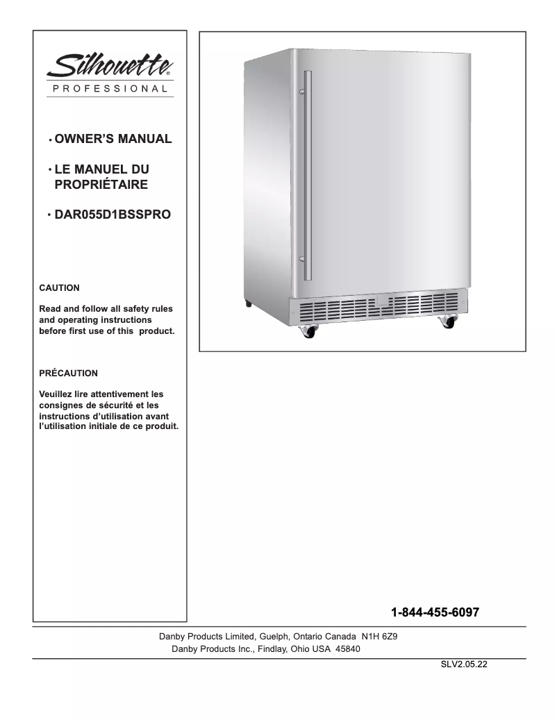 Page n°1 - Manuel utilisateur Silhouette DAR055D1BSSPRO