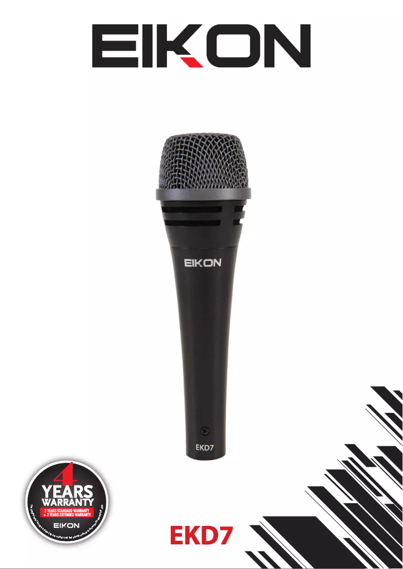 Image de la première page du manuel de l'appareil EKD7