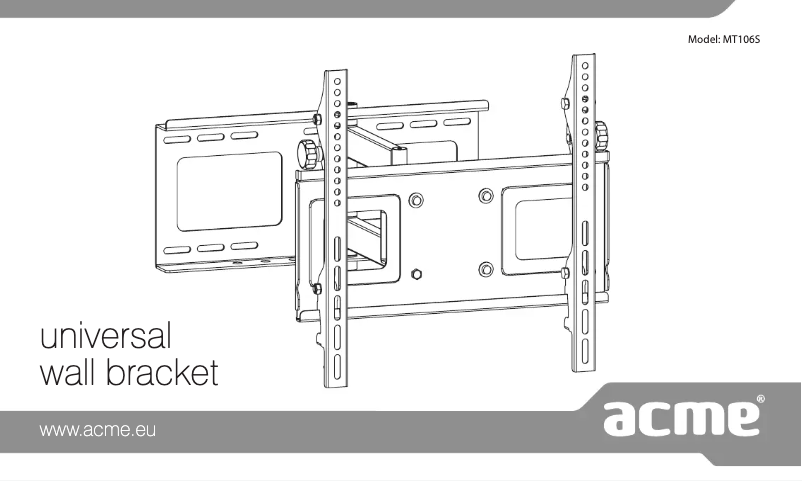 Page 1 de la notice Manuel utilisateur Acme Made MT106S