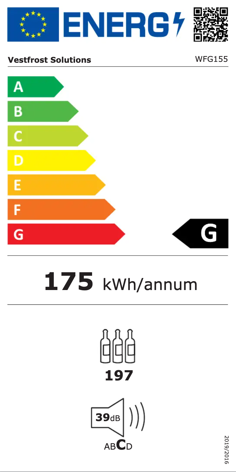 Image de la première page du manuel de l'appareil WFG 155