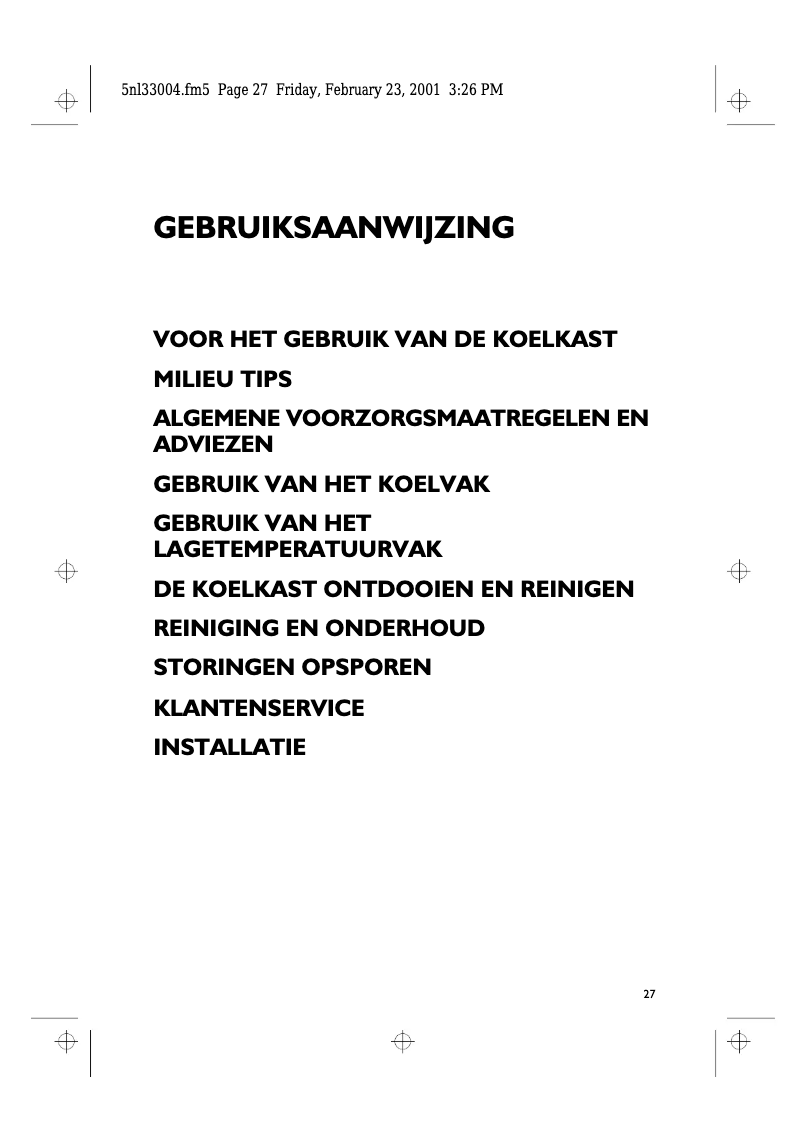 Image de la première page du manuel de l'appareil ARL 352 g e