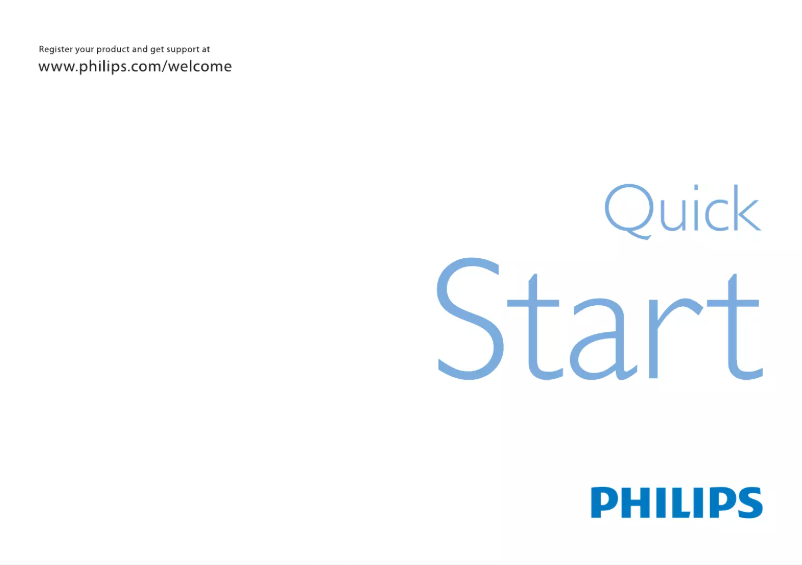 Page 1 de la notice Guide de démarrage rapide Philips 47PFL3605