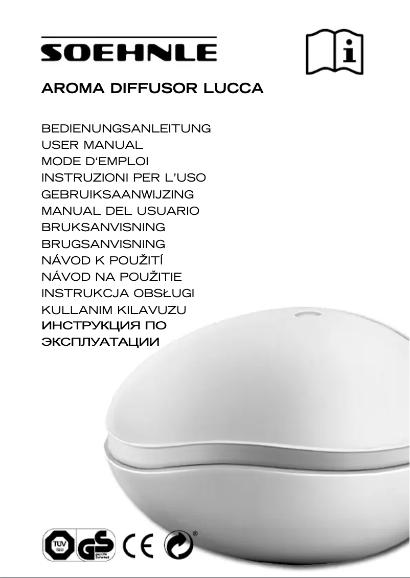 Page 1 de la notice Manuel utilisateur Soehnle Lucca