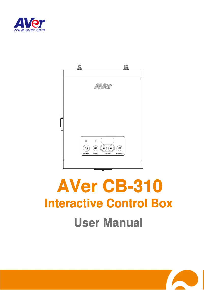 Página 1 del manual Manual de usuario AVer CB-310