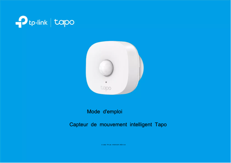 Page n°1 - Manuel utilisateur TP-Link Tapo T100