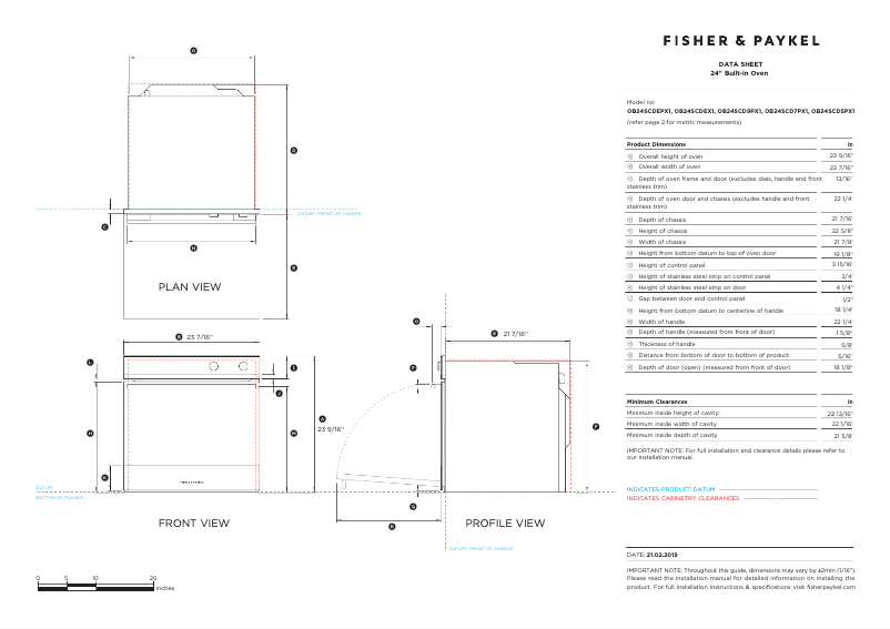 Image de la première page du manuel de l'appareil OB24SCD7PX1