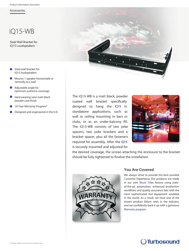 Image de la première page du manuel de l'appareil iQ15-WB