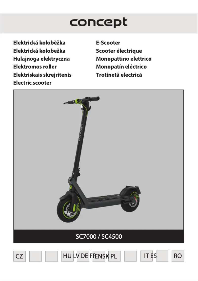 Page n°1 - Manuel utilisateur Concept Crossader SC4500