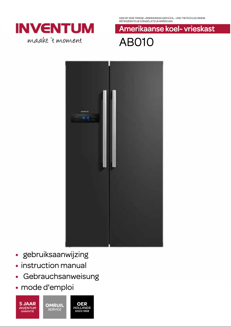 Page n°1 - Manuel utilisateur Inventum AB010