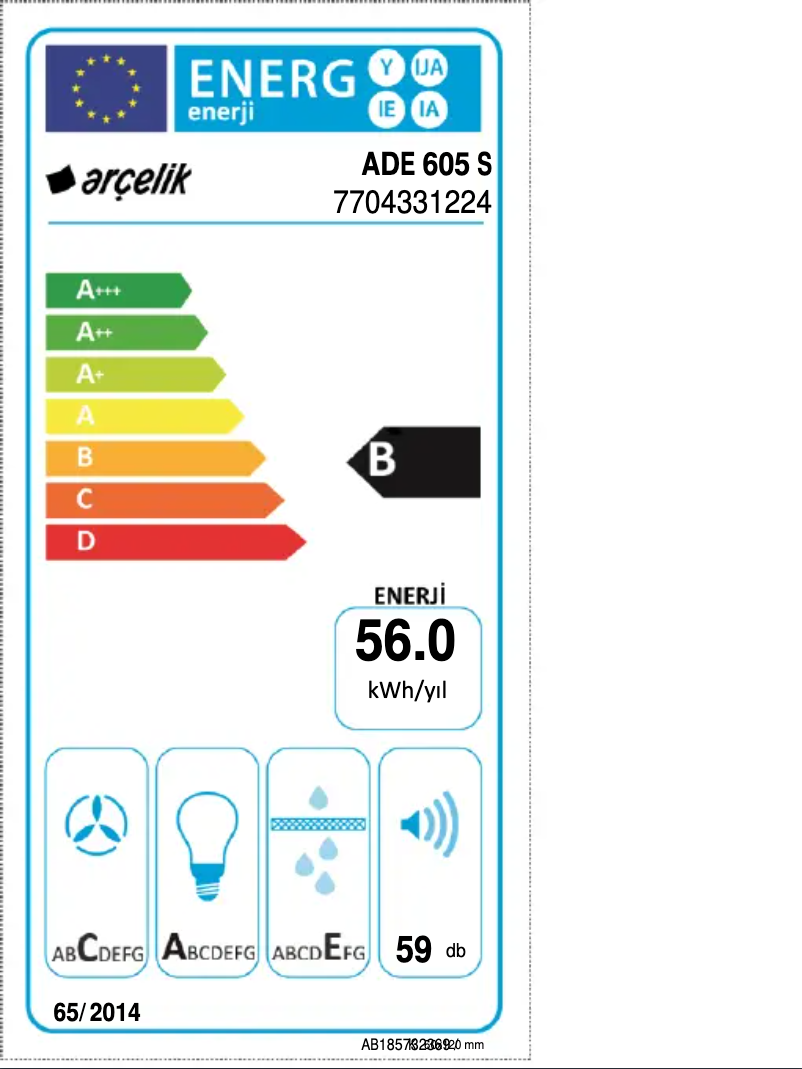Image de la première page du manuel de l'appareil ADE 605 S