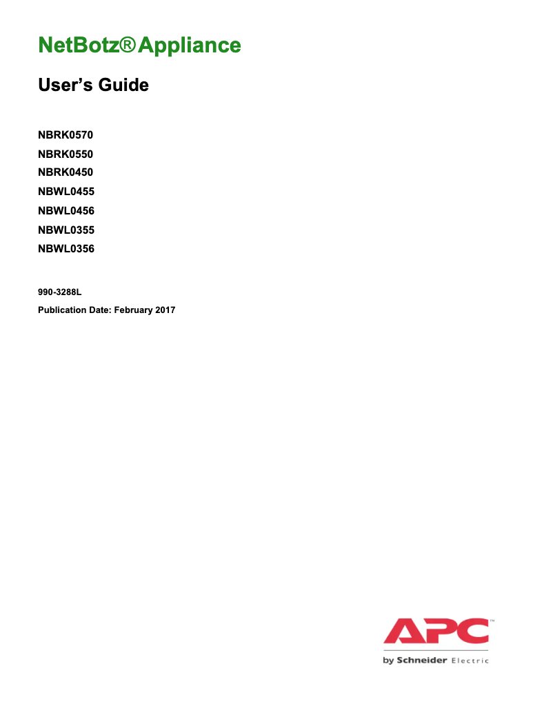 Page n°1 - Manuel utilisateur APC NBWC100U