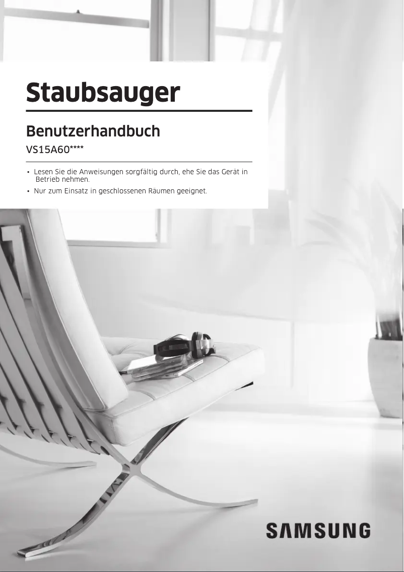 Page n°1 - Manuel utilisateur Samsung VS15A6032R5