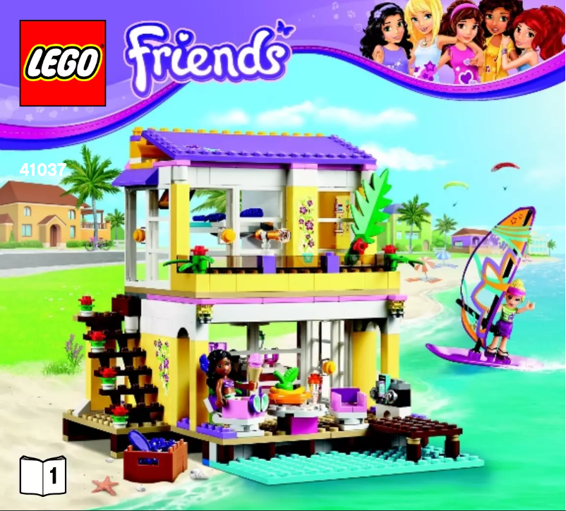 Page n°1 - Manuel utilisateur Lego Stephanie's Beach House