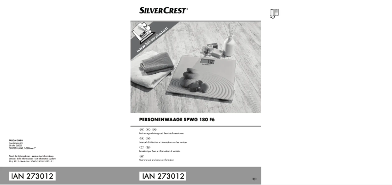 Page 1 de la notice Manuel utilisateur SilverCrest Z31279