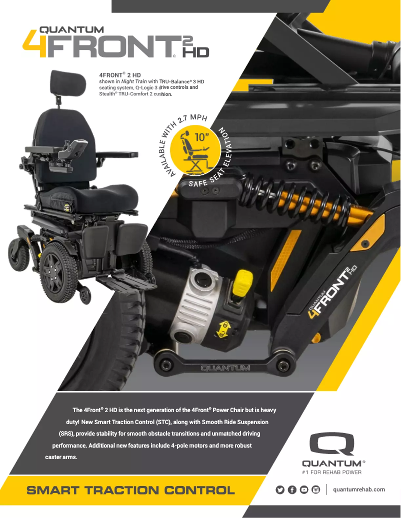 Page 1 de la notice Brochure Quantum 4Front 2 HD