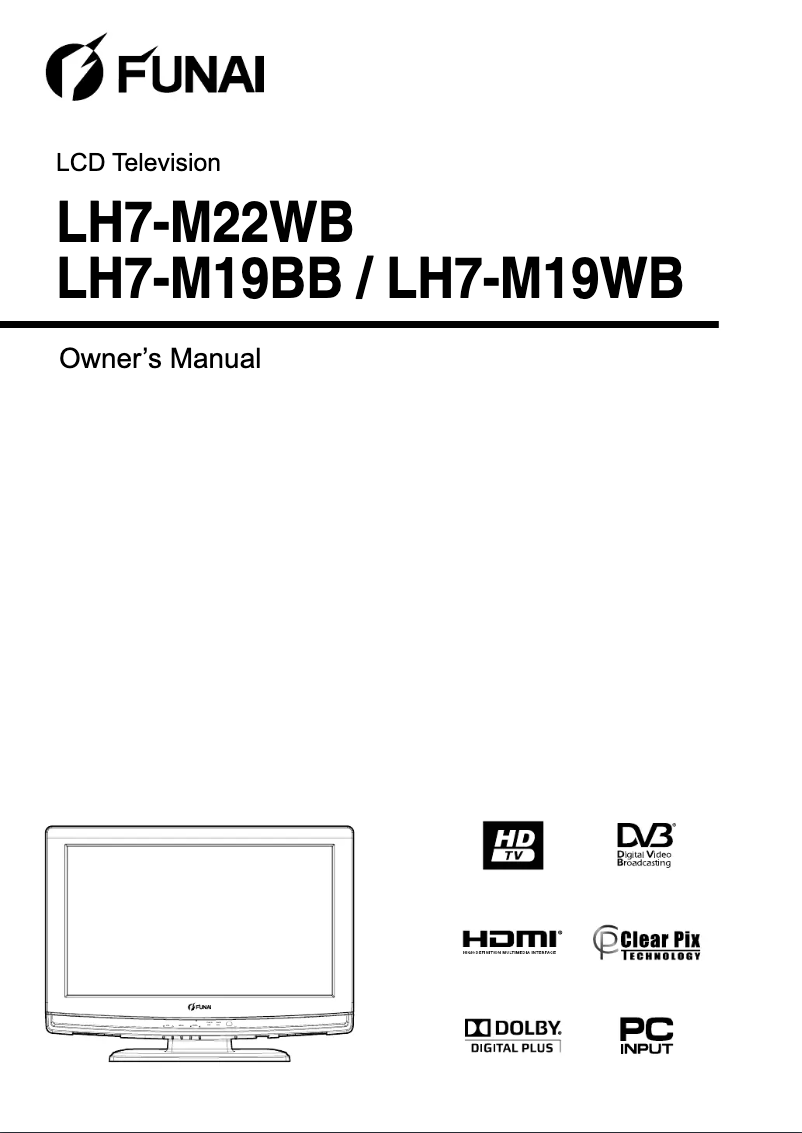 Page 1 de la notice Manuel utilisateur Funai LH7-M19BB