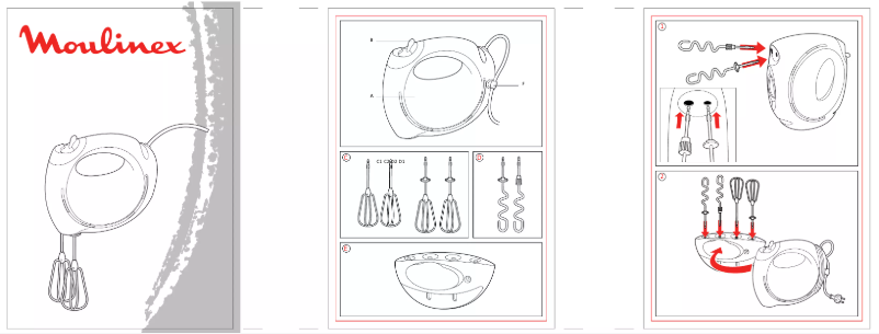 Page 1 de la notice Manuel utilisateur Moulinex Easy Max Perfect A BM6