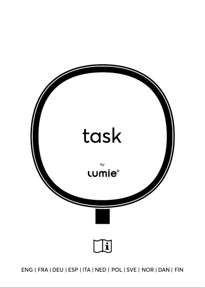 Image de la première page du manuel de l'appareil Task