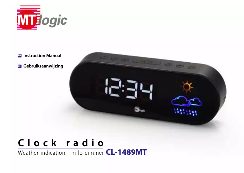 Page 1 de la notice Manuel utilisateur MT Logic CL-1489MT