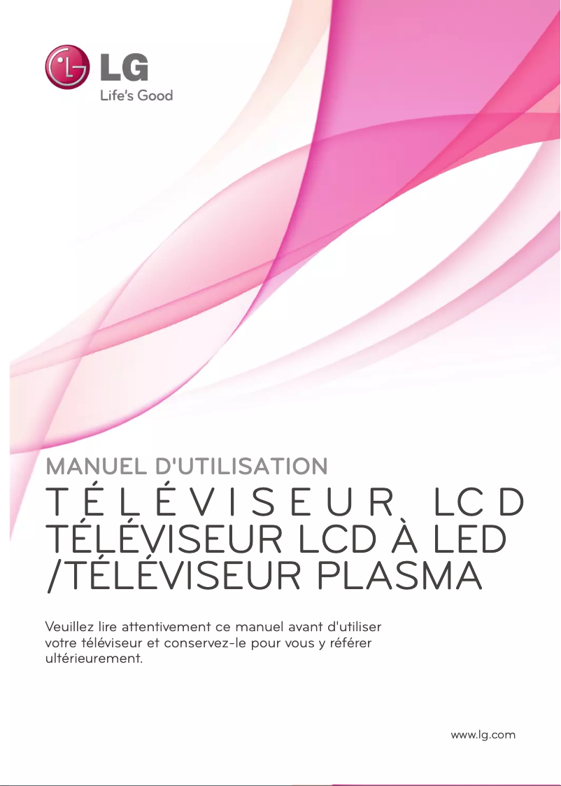Page n°1 - Manuel utilisateur LG 42LK430