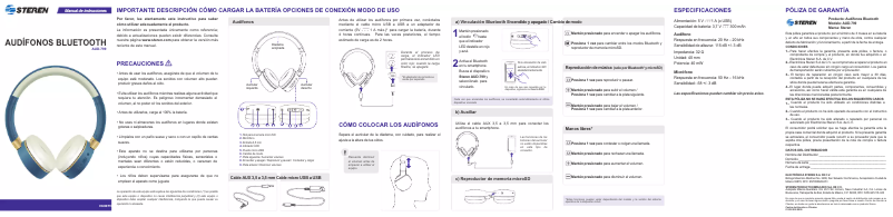 Page 1 de la notice Manuel utilisateur Steren AUD-799