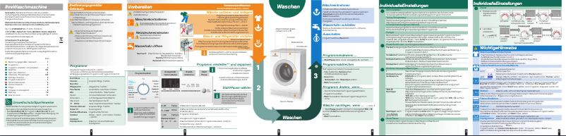 Page n°1 - Manuel utilisateur Siemens WM14E4F3