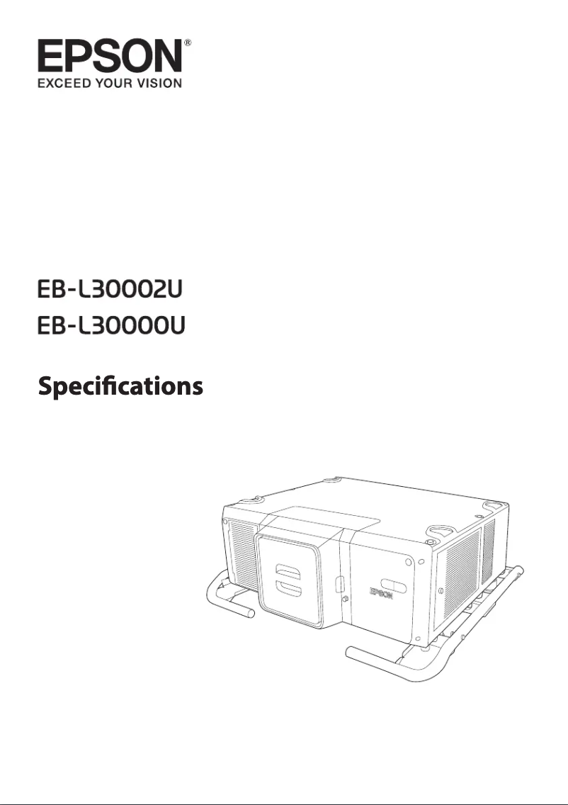 Página 1 del manual Ficha técnica Epson Pro L30000U