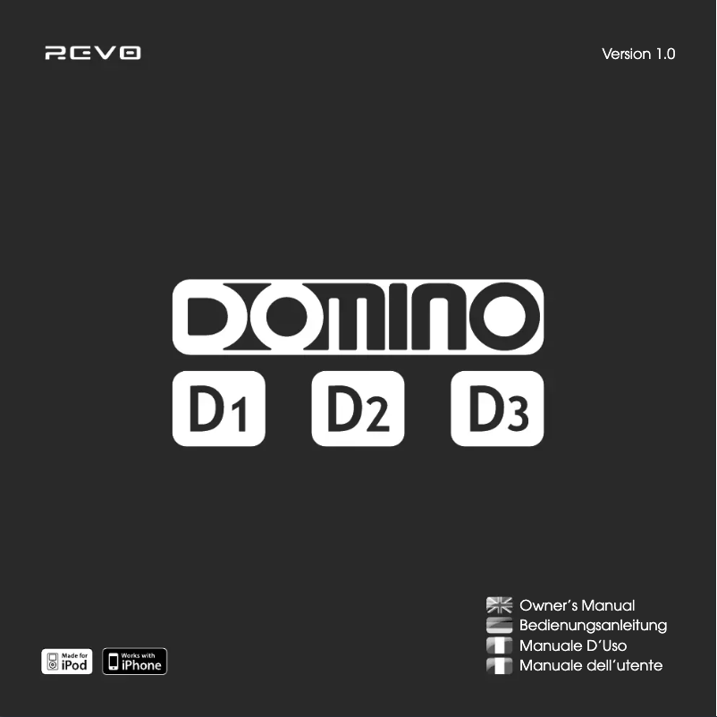 Page n°1 - Manuel utilisateur REVO Domino