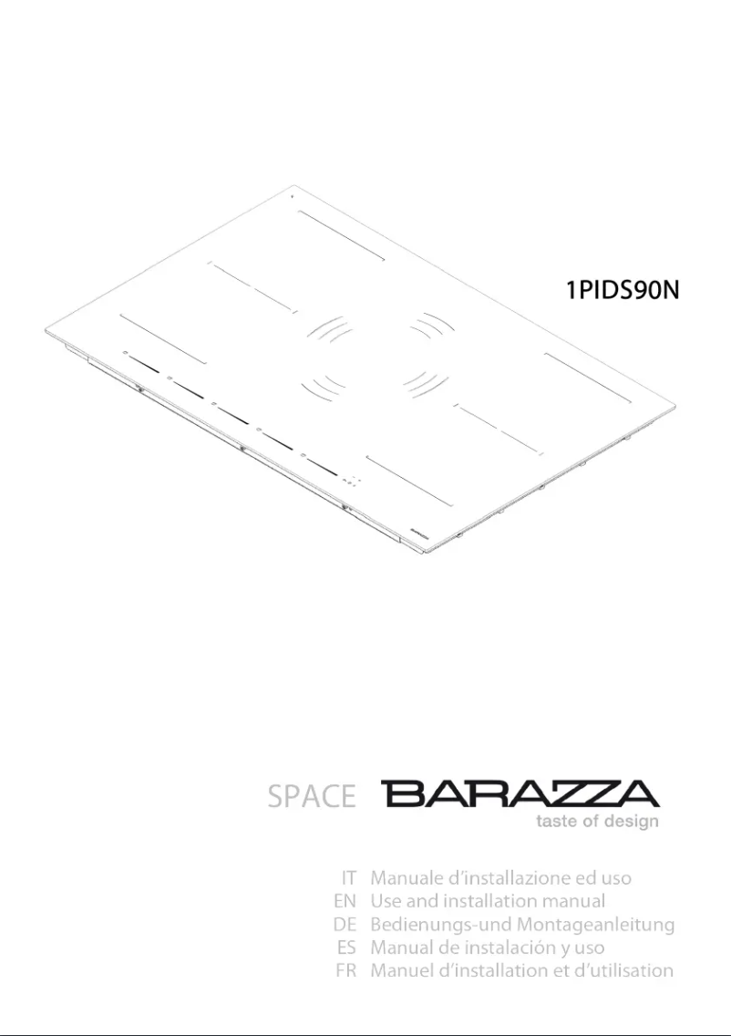 Page 1 de la notice Manuel utilisateur Barazza 1PKS90N