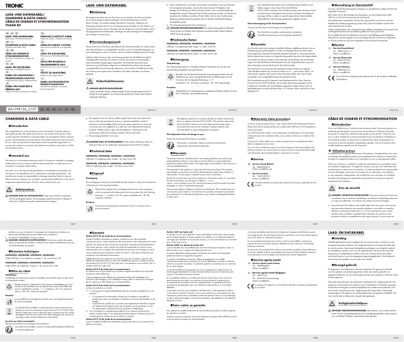 Image de la première page du manuel de l'appareil TCAAG A1