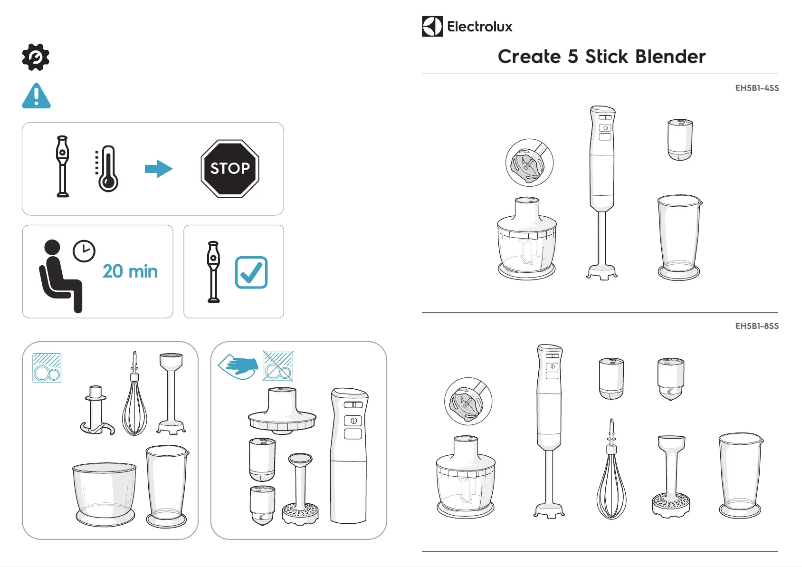 Page n°1 - Manuel utilisateur Electrolux Create 5 E5HB1-4SS