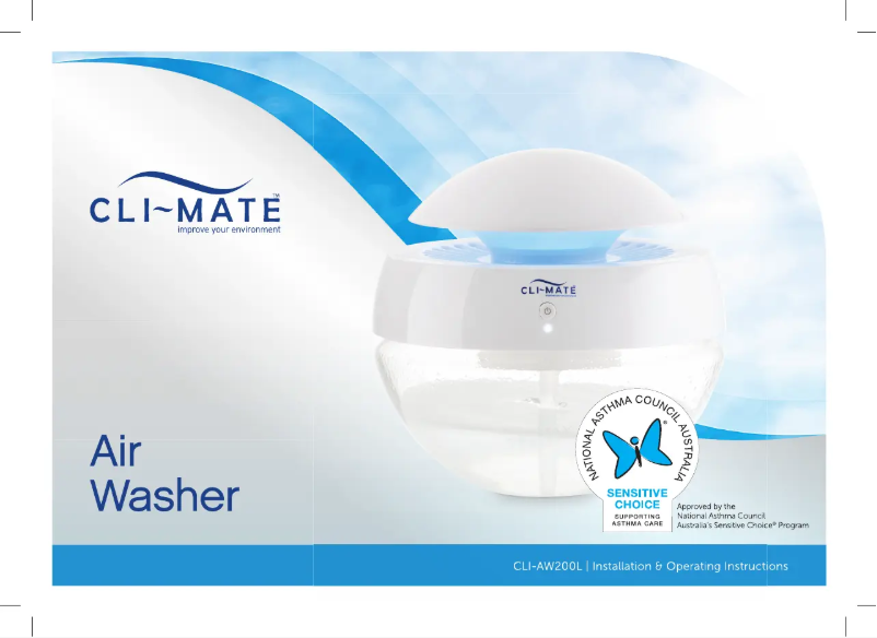 Page 1 de la notice Manuel utilisateur Cli-mate CLI-AW200L