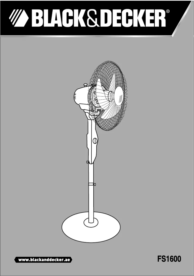 Image de la première page du manuel de l'appareil FS1600
