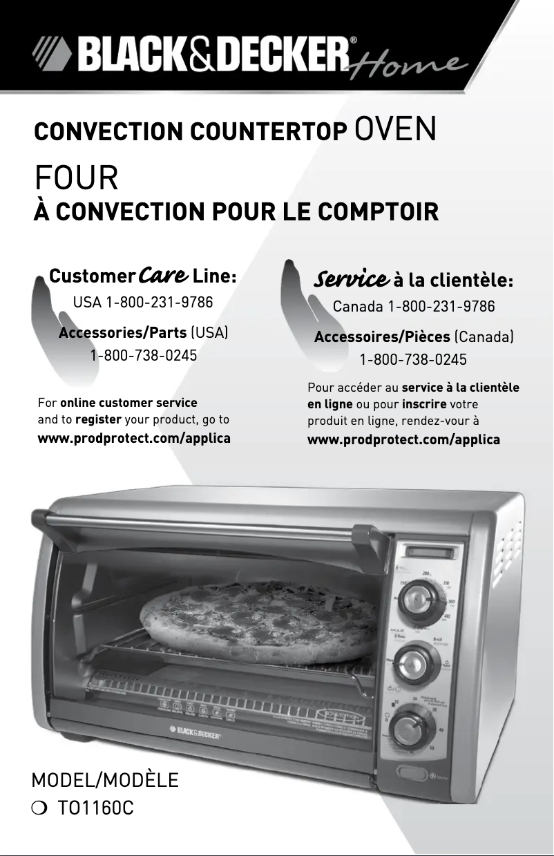 Image de la première page du manuel de l'appareil TO1160C