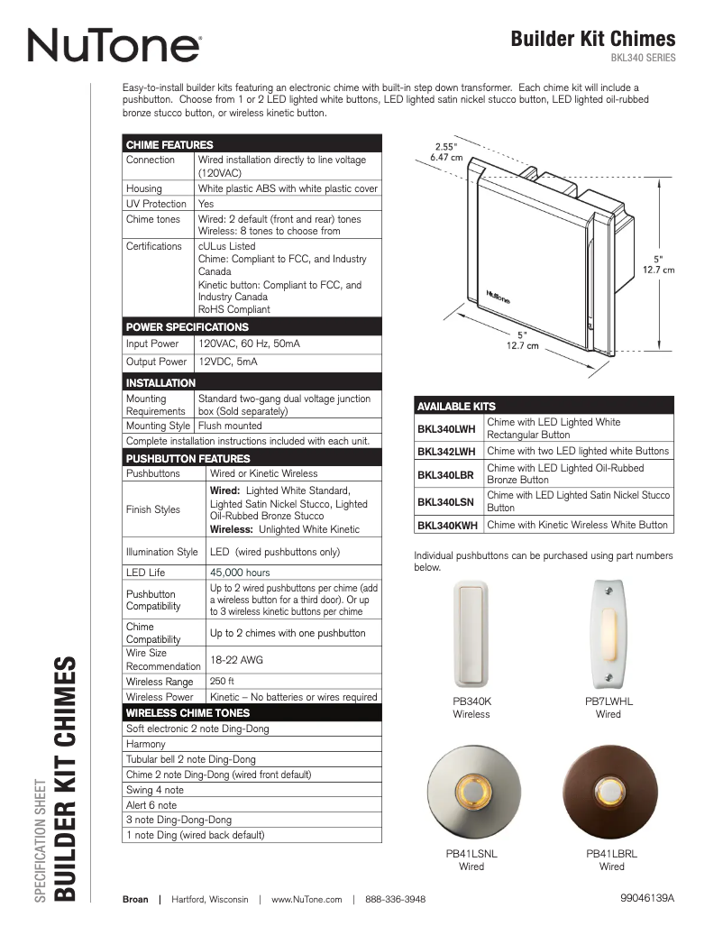 Image de la première page du manuel de l'appareil BKL340LSN