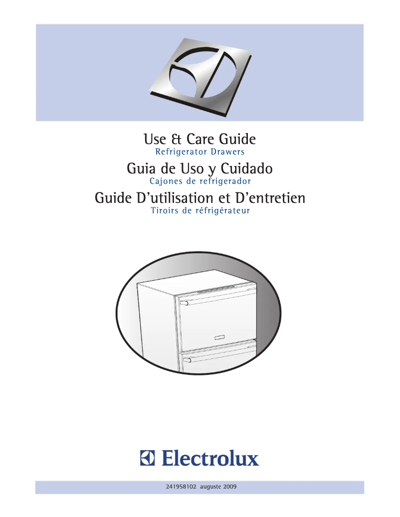 Page 1 de la notice Manuel utilisateur Electrolux EI24RD65KS