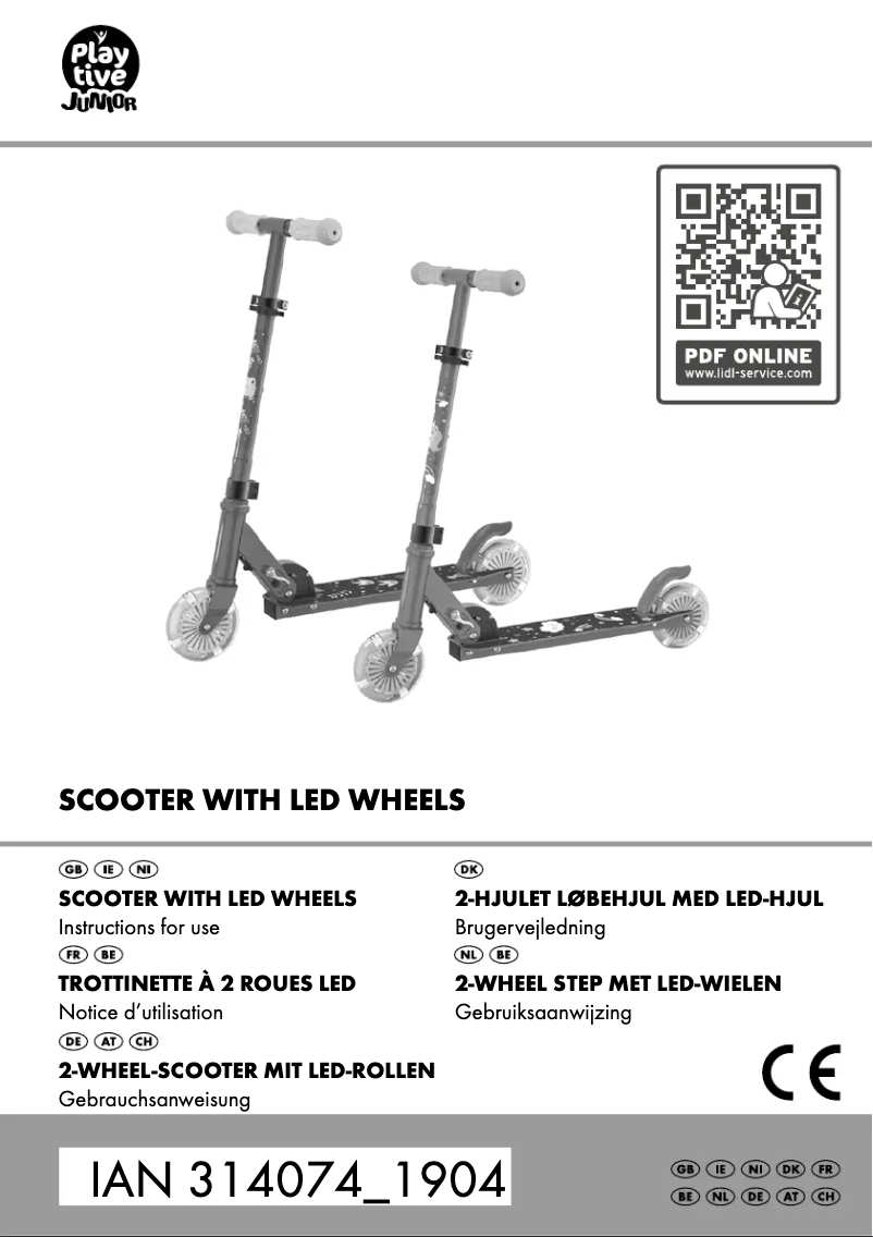 Imagen de la primera página del manual del dispositivo IAN 314074