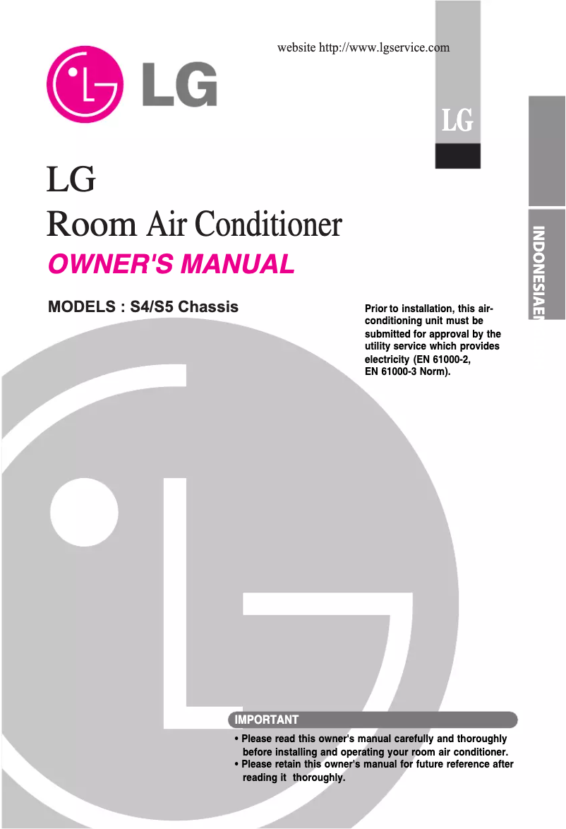 Page n°1 - Manuel utilisateur LG HS-C1264FF0