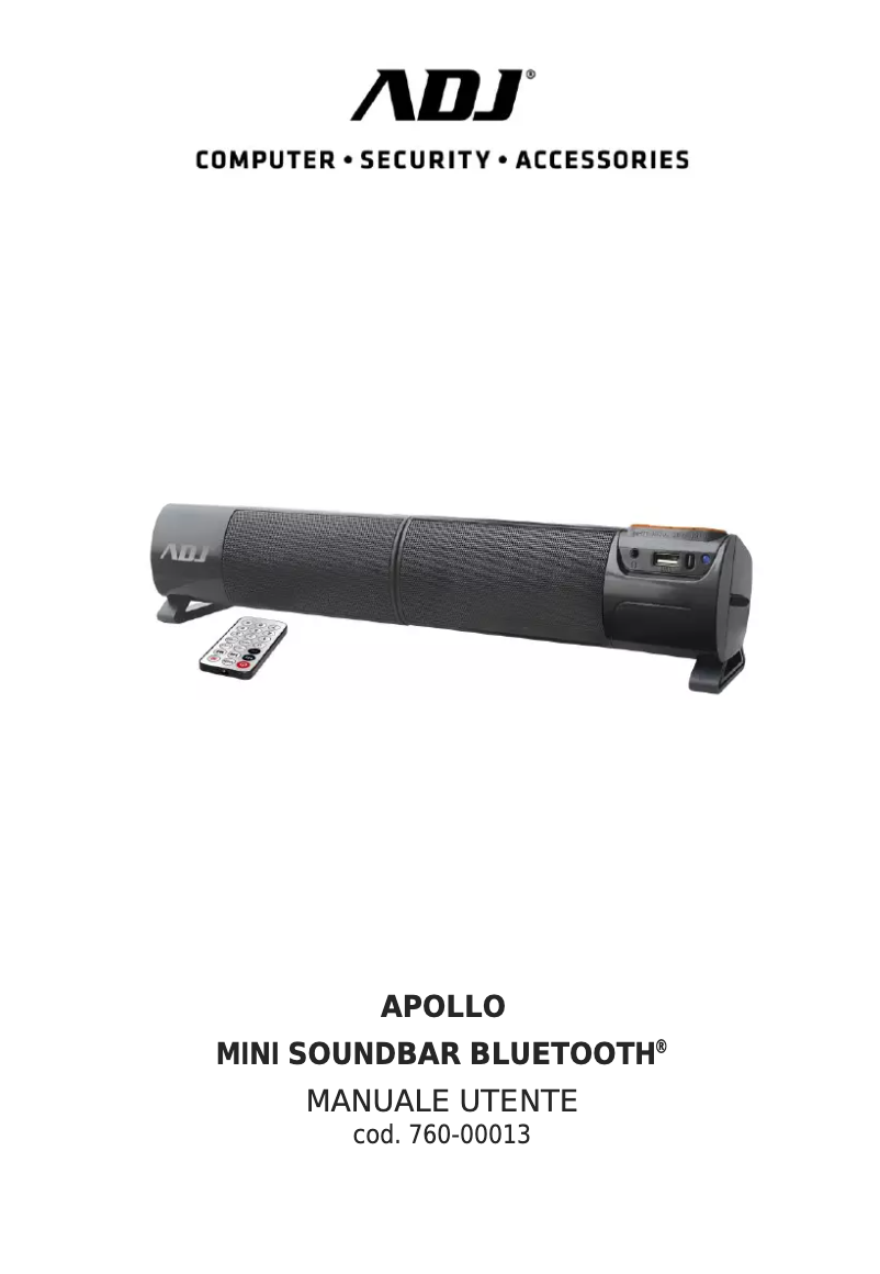 Page n°1 - Manuel utilisateur Adj Apollo Mini