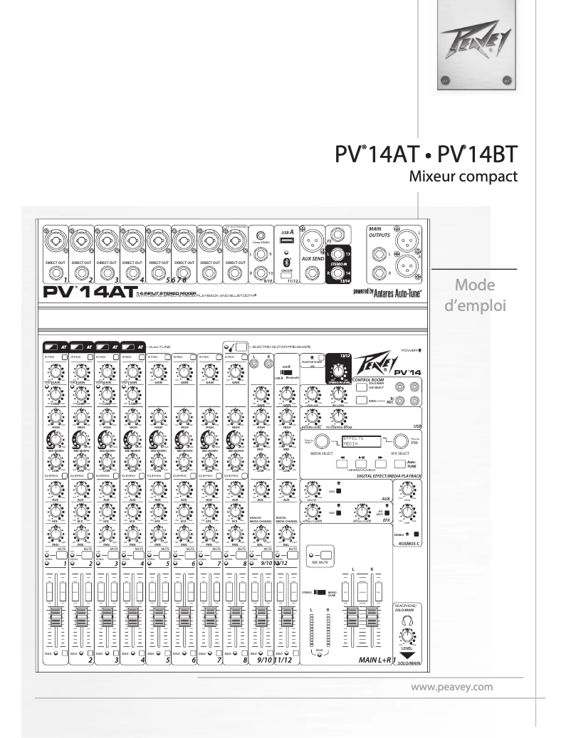 Image de la première page du manuel de l'appareil PV 14 AT