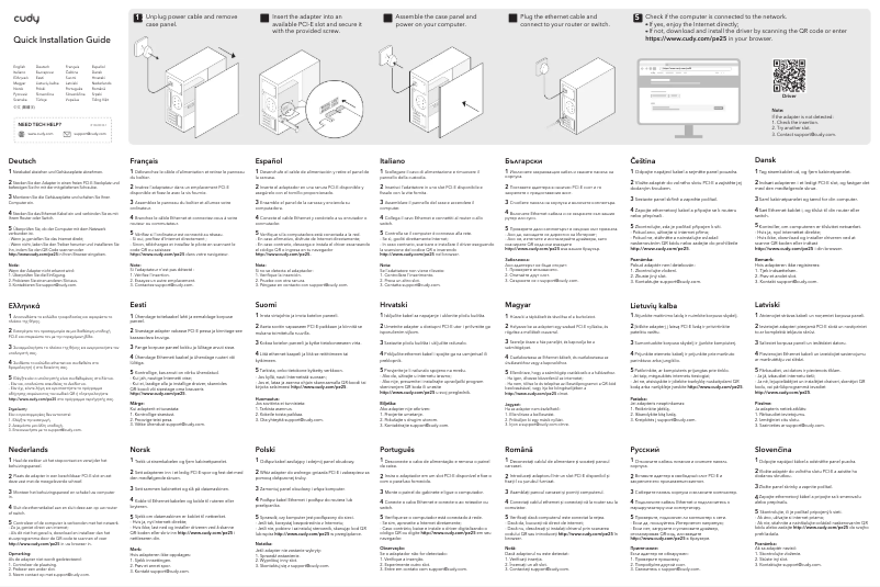 Image de la première page du manuel de l'appareil PE25